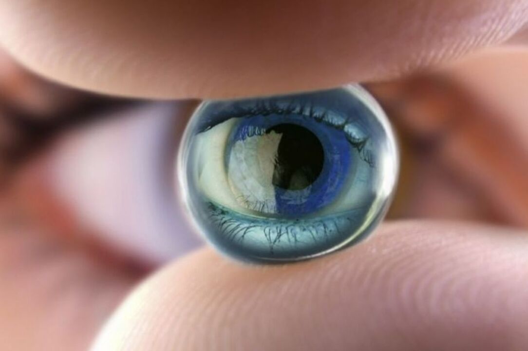 Lentilles de contact visuel